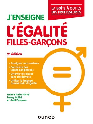 cover image of J'enseigne l'égalité filles-garçons